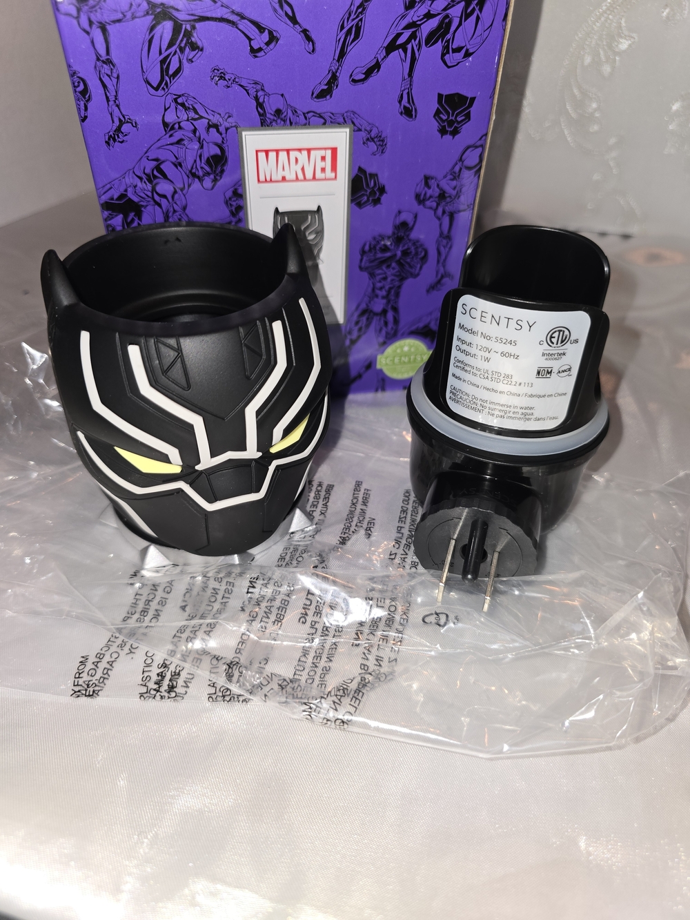 Marvel Black Panther Scentsy Plug-In WALL FAN DIFFUSER